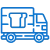 fast delivery vector line icon
